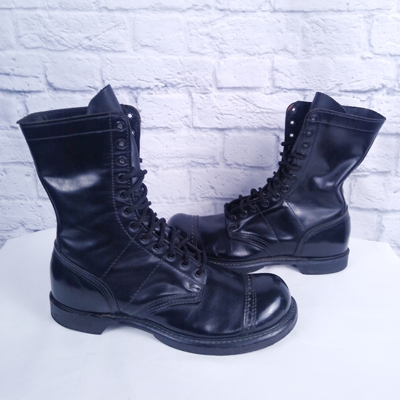 Double H Other - HH Double H Corcoran Paratrooper Black Leather Jump Boots Size 11